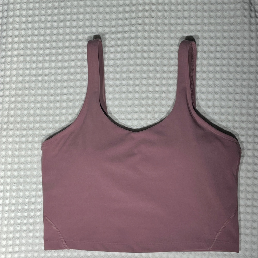 Lorna Jane Mauve Tank Top Sports Bra L